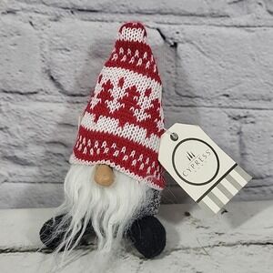 Cypress Home Christmas Gnome Figure Decorative Santa Style Holiday Plush NWT